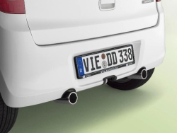 Double pipe exhaust pipe