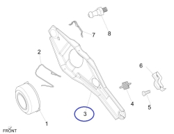 Clutch release lever