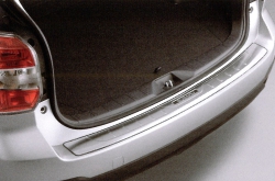 Bumper protection strip stainless steel