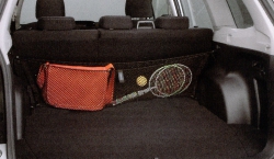 Luggage net for rear Seat