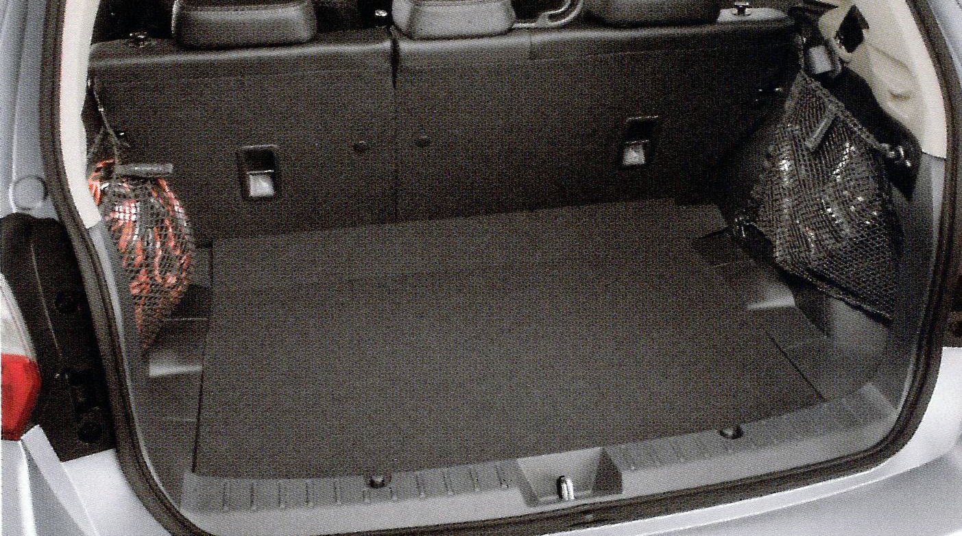 Gepäcknetz, Kofferraumseite (schwarz, Kunststoff), Kofferraum, Komfort