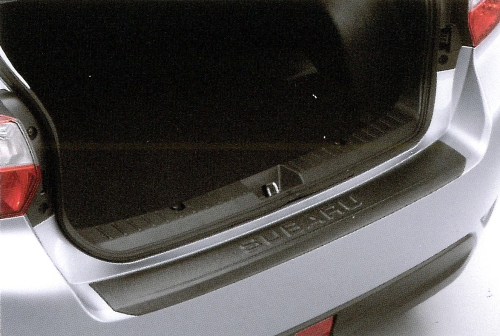 Bumper protection strip made of plastic