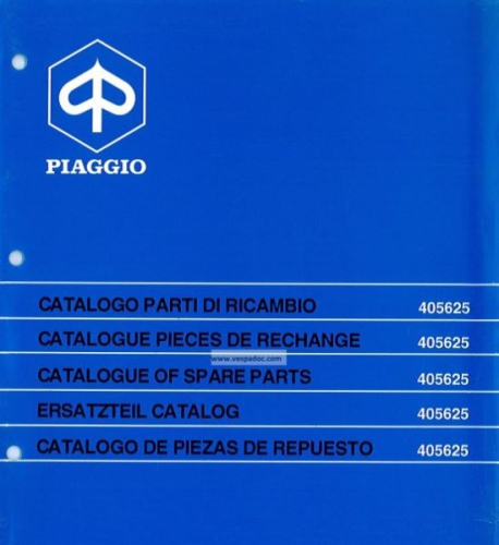 Link to the Spare Parts Catalogs for Piaggio